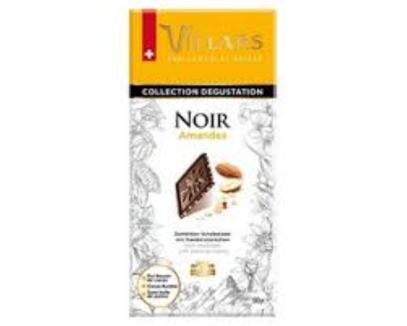 VILLARS CHOCOLATE DARK ALMONDS 100G